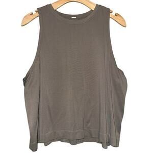 avocado Women's Size L Slate Gray Activewear Muscle Go To Sleeveless Tank Top